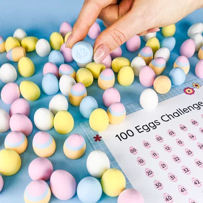 Thử thách 100 Quả Trứng Phục Sinh - 100 Hidden Eggs Challenge + File PDF