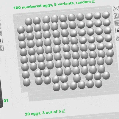 Thử thách 100 Quả Trứng Phục Sinh - 100 Hidden Eggs Challenge + File PDF