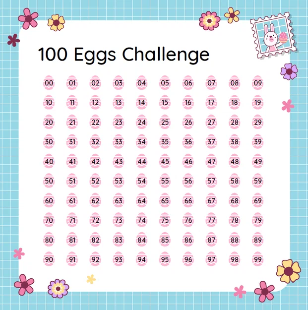 Thử thách 100 Quả Trứng Phục Sinh - 100 Hidden Eggs Challenge + File PDF - Image 6