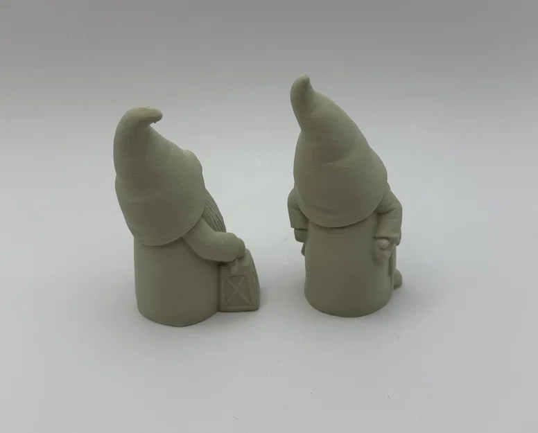 Mô hình cặp đôi chú lùn giữ vườn (Garden Gnomes Couple) in 3D - Image 2