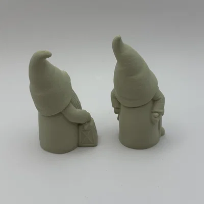 Mô hình cặp đôi chú lùn giữ vườn (Garden Gnomes Couple) in 3D