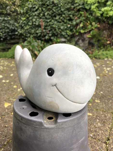 Mô hình chú cá voi 3D dễ thương trang trí bàn học và làm việc - Image 1