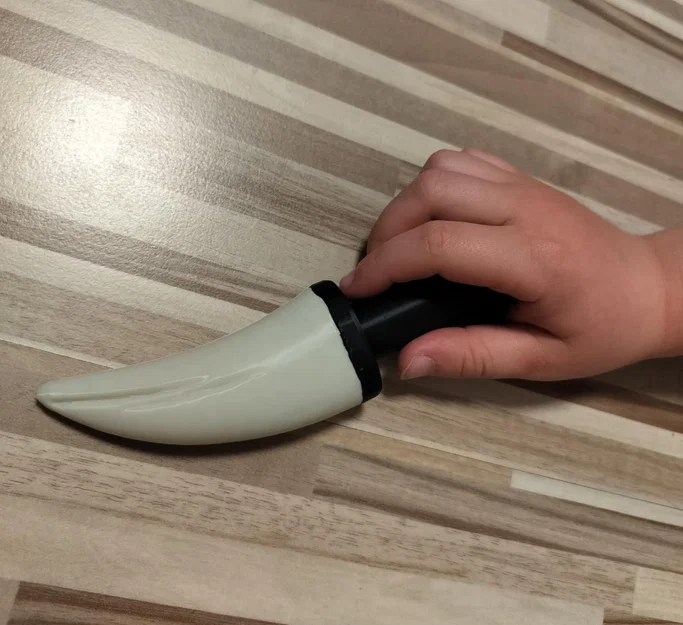 Mô hình dao răng khủng long (Buck's Knife) in 3D độc đáo - Image 2