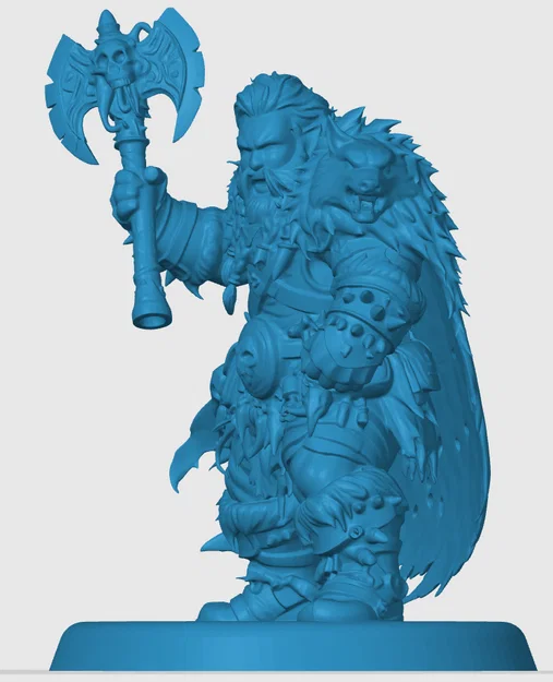 Mô hình Dwarven Barbarian - Image 2