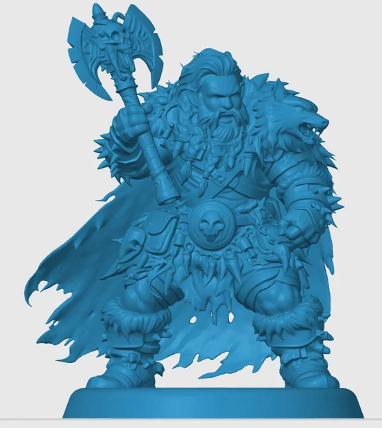 Mô hình Dwarven Barbarian - Image 3