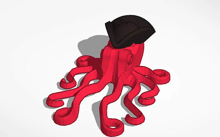 Mô hình chú bạch tuộc cướp biển tương thích Lego cực chất - Image 1