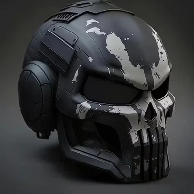 Mô hình mũ bảo hiểm Ghost Wearable Helmet cho Cosplay và Trưng bày