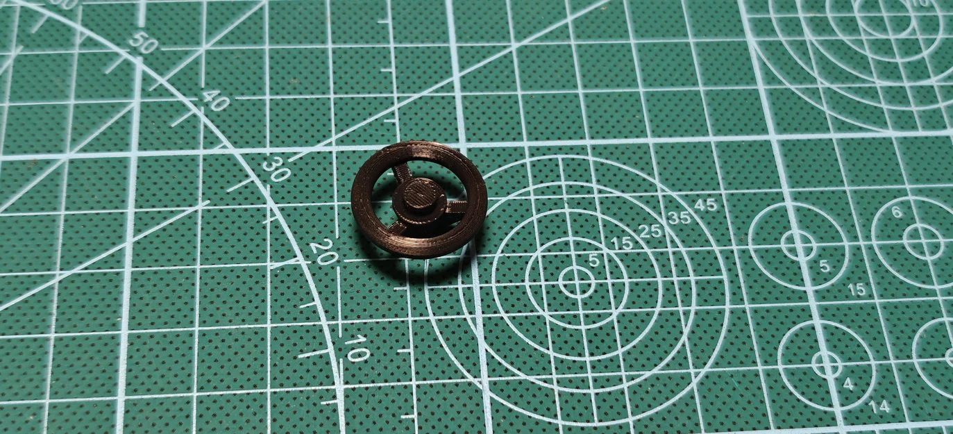 Mảnh ghép Lego 874 - Khung xe và vô lăng máy kéo - Image 1