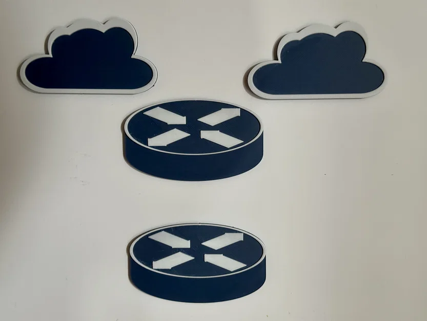 Bộ biểu tượng Cisco tối giản 3D (Cisco Icons) gắn nam châm cực đẹp - Image 1