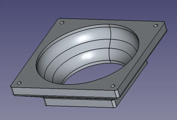 Ngàm chuyển đổi quạt tản nhiệt từ 120mm sang 80mm (Fan Adapter) - Image 1