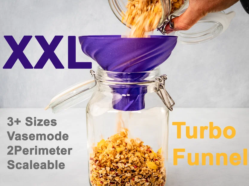 Turbo Funnel XXL Miệng Siêu Rộng! Hỗ trợ Vasemode, 2 Perimeter, tùy chỉnh kích thước - Image 1