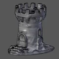 Mô hình tháp canh D&D (Watch Tower) in 3D không cần support - Thumbnail 2