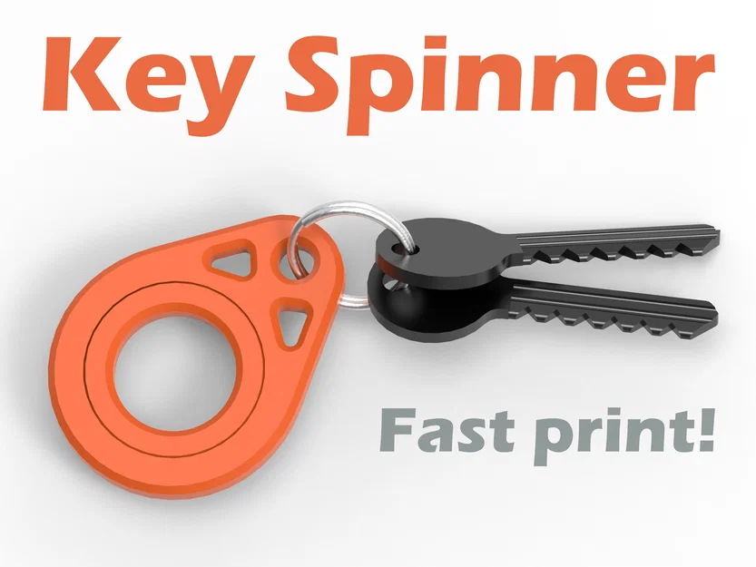 Keychain Spinner - Móc khóa xoay fidget giải trí cực chất - Image 1