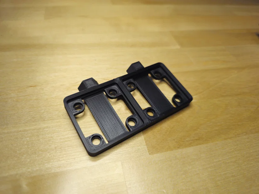 Kệ Gridfinity 1x2 cho HSW (Honeycomb Storage Wall) - Phiên bản "BEEFY" siêu cứng cáp - Image 1