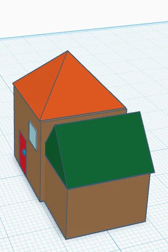 Mô hình ngôi nhà 3D xinh xắn dùng để trang trí bàn làm việc - Image 3