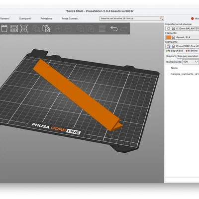 Tay nắm cho tấm panel phía trên Prusa Core One+