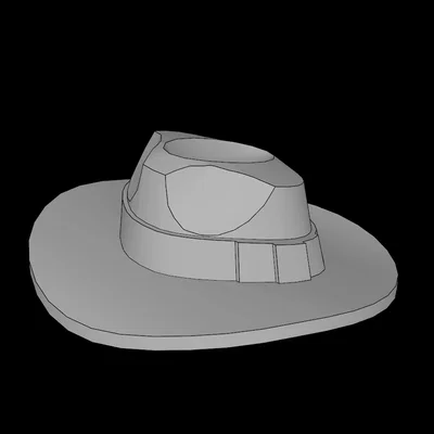 Mũ Fedora in 3D cho Minifig tương thích Lego