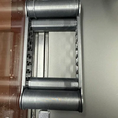 Giá đỡ cuộn nhựa bên trong E3NG - Dùng bánh xe V hoặc vòng bi 608