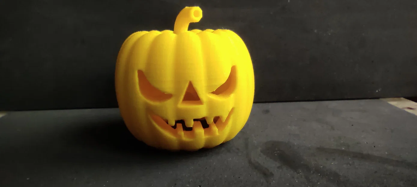 Mô hình quả bí ngô trang trí Halloween in 3D ấn tượng - Image 1