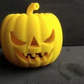 Mô hình quả bí ngô trang trí Halloween in 3D ấn tượng - Thumbnail 1