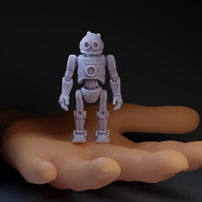 Mô hình Rusty Retro Robot: Phiên bản dày dặn siêu đáng yêu