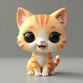 Mô hình Mèo con đáng yêu phong cách Funko - Cute Cat Kitten - Thumbnail 1