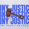 Tiny Justice - Móc khóa búa công lý mini - Thumbnail 1