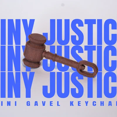 Tiny Justice - Móc khóa búa công lý mini