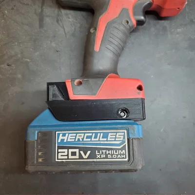 Bộ chuyển đổi pin Hercules 20v sang máy Milwaukee M18
