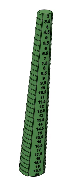 Bộ dụng cụ đo kích thước nhẫn (Ring Size Measurement kit) - Image 3