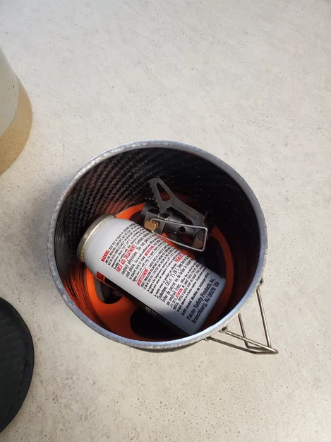 Giá đỡ bình gas mini kiểu air horn cho dân trekking của Jan Rezac - Image 3