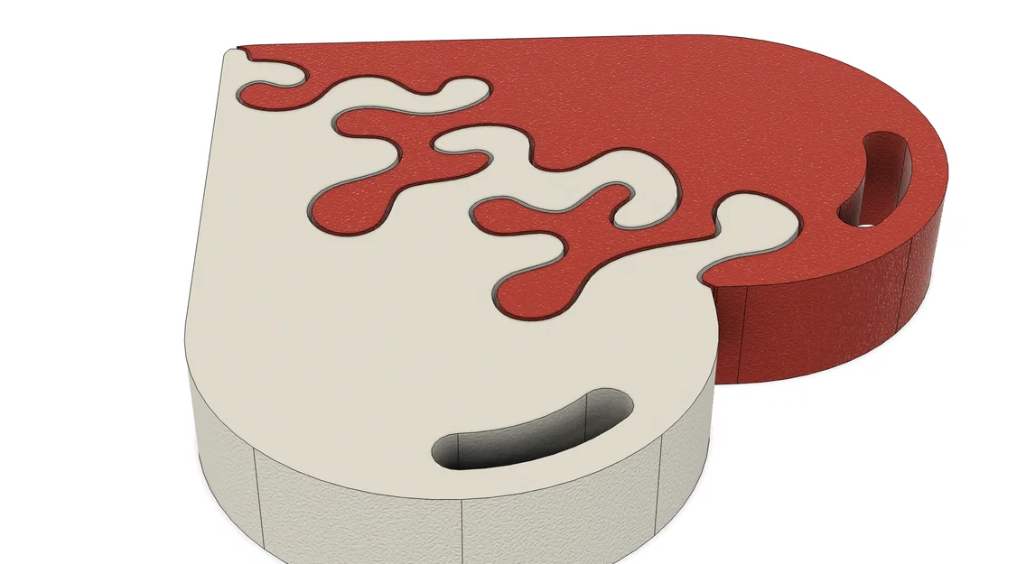 Mô hình trái tim ghép đôi 3D - Món quà ý nghĩa cho ngày lễ tình nhân - Image 7