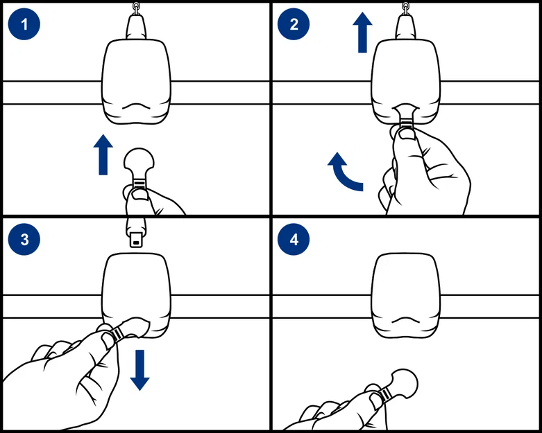 Chìa khóa mở xe đẩy siêu thị - Image 4