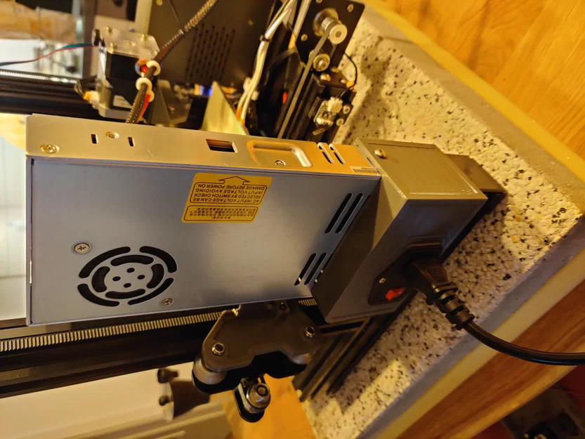 Giá đỡ bộ nguồn MeanWell LRS 350 cho Ender 3 Pro - Image 1