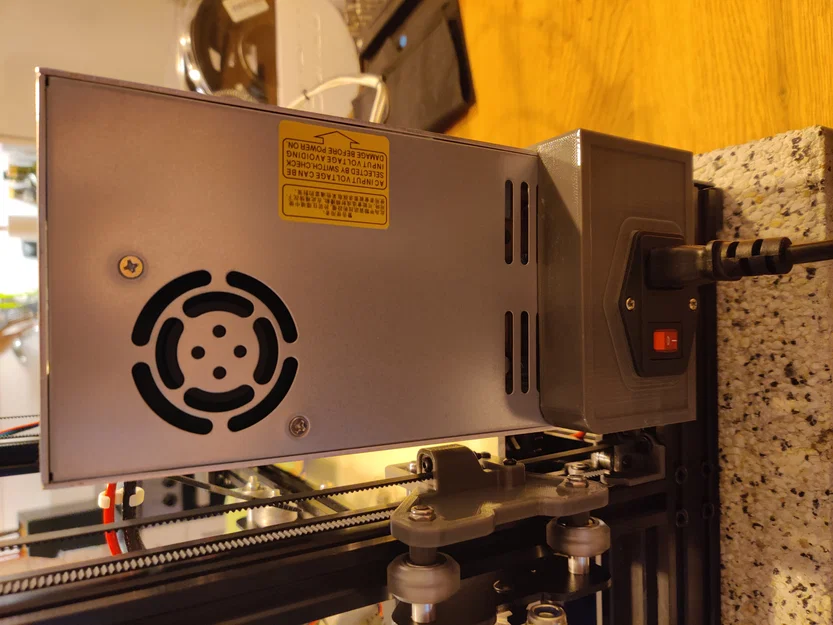 Giá đỡ bộ nguồn MeanWell LRS 350 cho Ender 3 Pro - Image 2