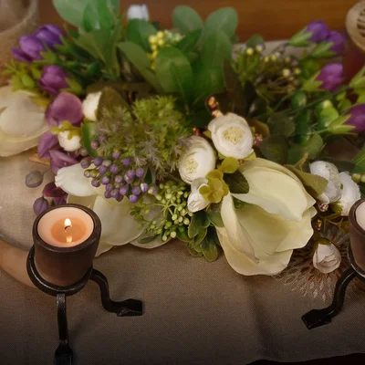 Đế nến trang trí hình sừng Skyrim