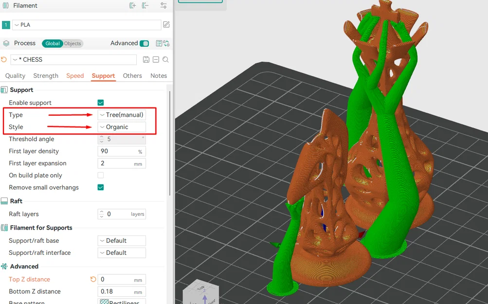 Bộ cờ vua thiết kế Voronoi Chess v.2 cực đẹp cho máy in 3D - Image 2