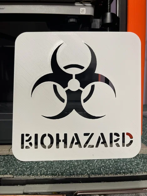 Biohazard - Khuôn in Stencil - Image 1