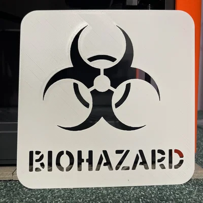 Biohazard - Khuôn in Stencil
