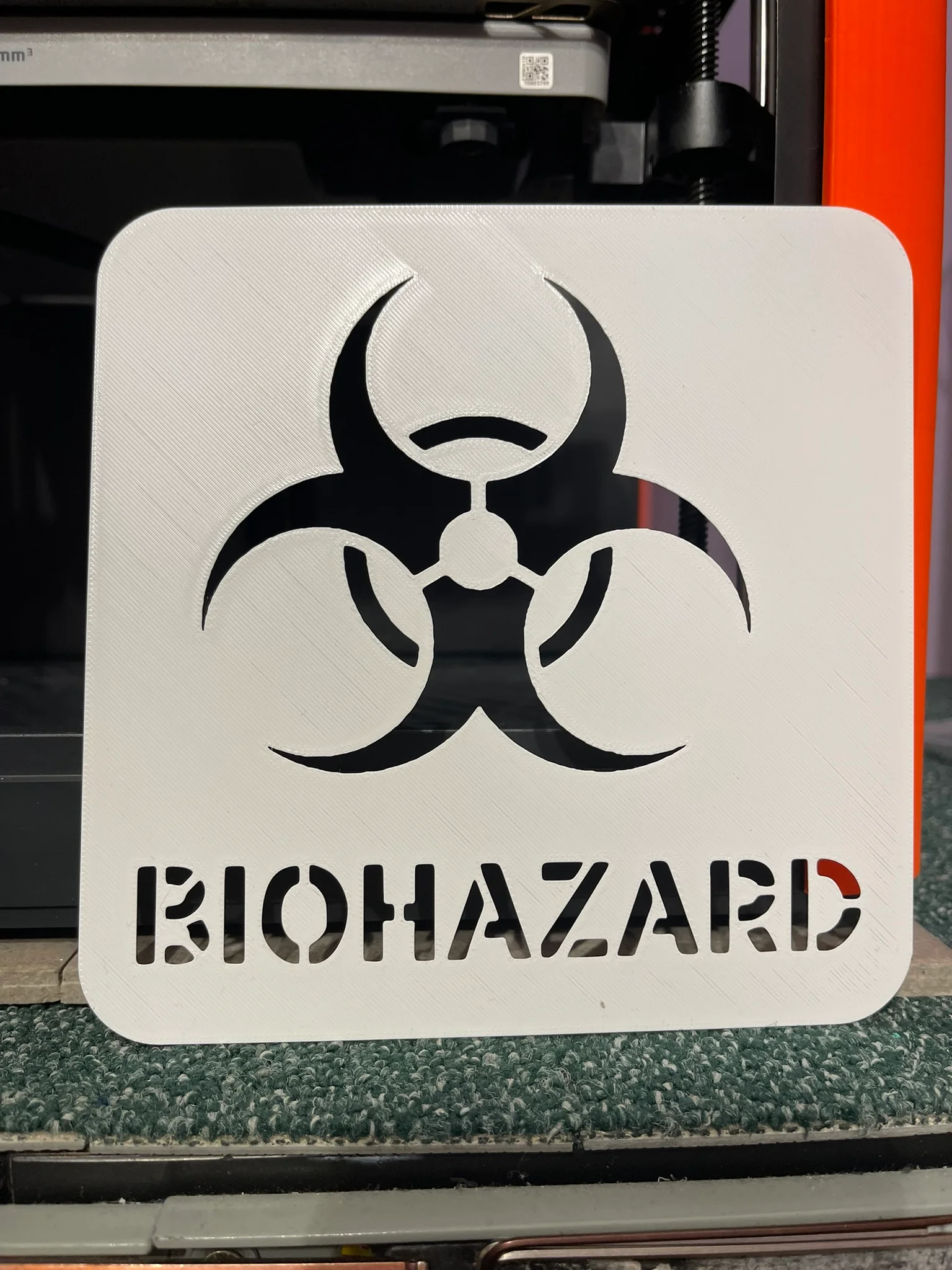Biohazard - Khuôn in Stencil 1