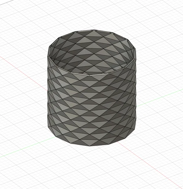 Mẫu bình hoa, ống cắm bút Low-poly trang trí bàn làm việc - Image 2