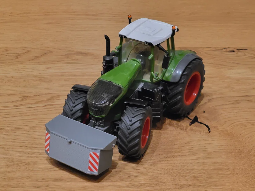 Thùng chứa đồ gắn trước máy cày đồ chơi Siku - Image 1