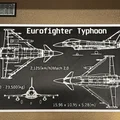 Mô hình bảng vẽ kỹ thuật 3D máy bay Eurofighter Typhoon độc đáo - Thumbnail 2
