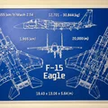 Mô hình in 3D bản vẽ kỹ thuật máy bay chiến đấu F-15 Eagle - Thumbnail 1