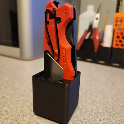 Khay Gridfinity cho Dao rọc giấy Milwaukee FASTBACK 6-in-1 và Lưỡi dao dự phòng