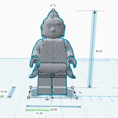 Mô hình nhân vật LEGO Buddha 3D độc đáo cho người sưu tầm