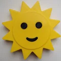 Mô hình mặt trời cười (Smiling Sun) in 3D trang trí đáng yêu - Thumbnail 1