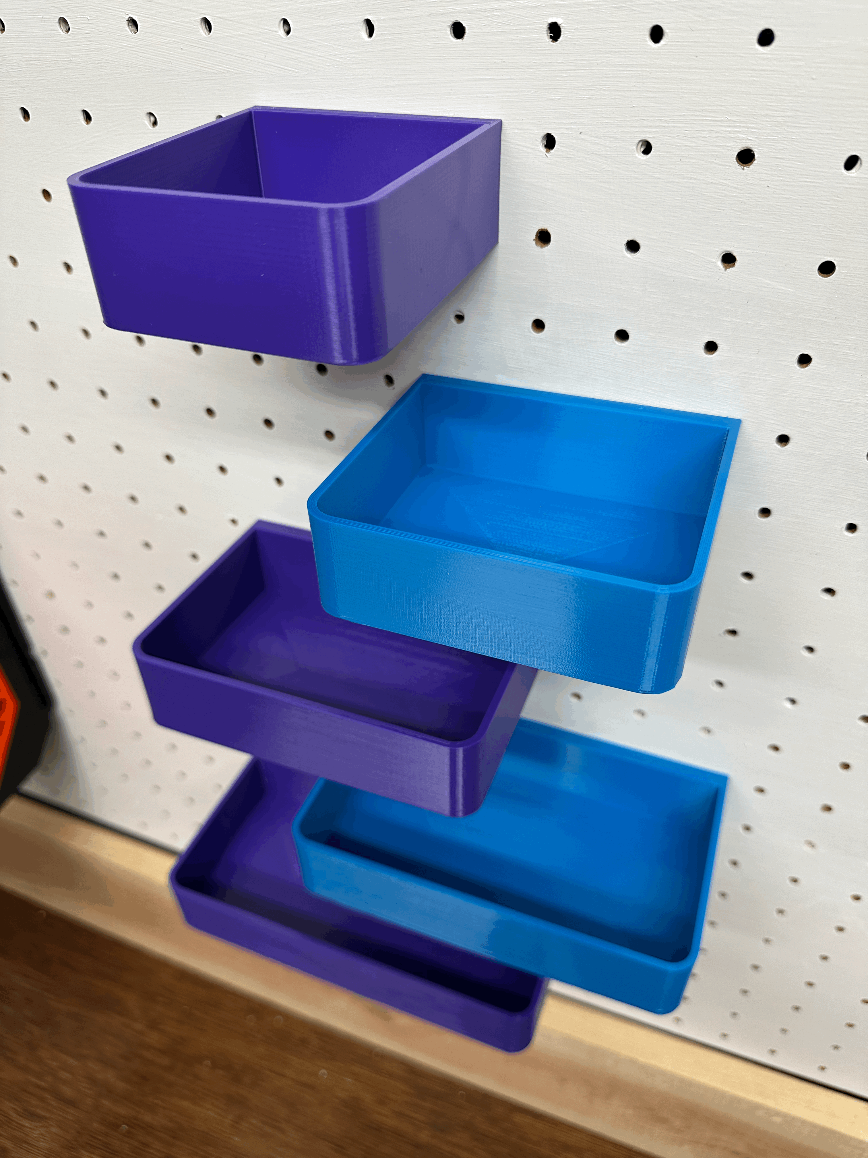 Khay Đựng Đồ Gắn Tường Pegboard Đa Năng - Phụ Kiện In 3D Thông Minh - Thumbnail 3