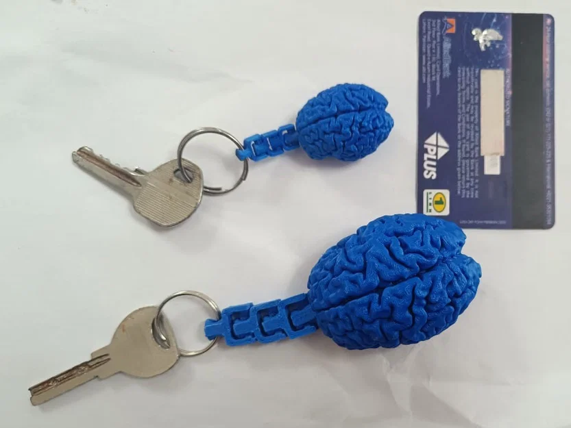 Móc khóa mô hình chụp cộng hưởng từ não bộ (Brain MRI Keychain) - Image 1