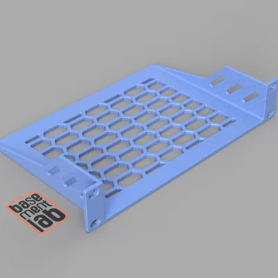 Khay gắn tủ mạng 10 inch 1U đa năng (Rack Tray 10" 1U Mount)